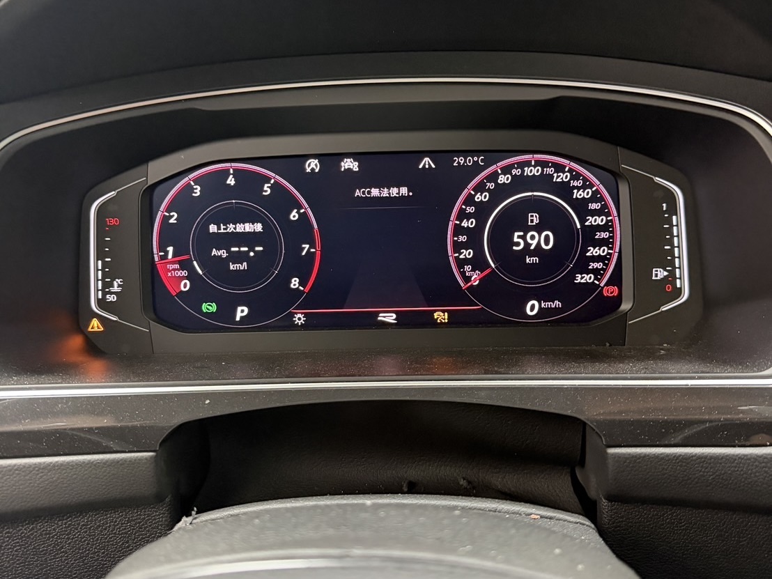Volkswagen TIGUAN 福斯 到店時儀表板顯示ACC 無法使用